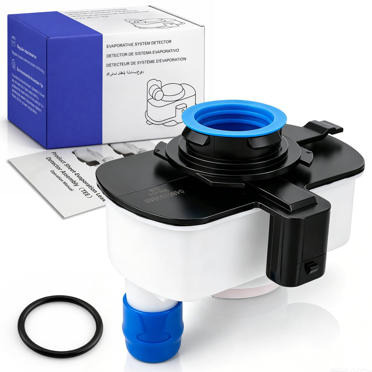 Dacall front view of EVAP leak pump showing compact OEM fit and durability