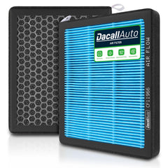 Dacall front view of filter packaging showing fit and purpose