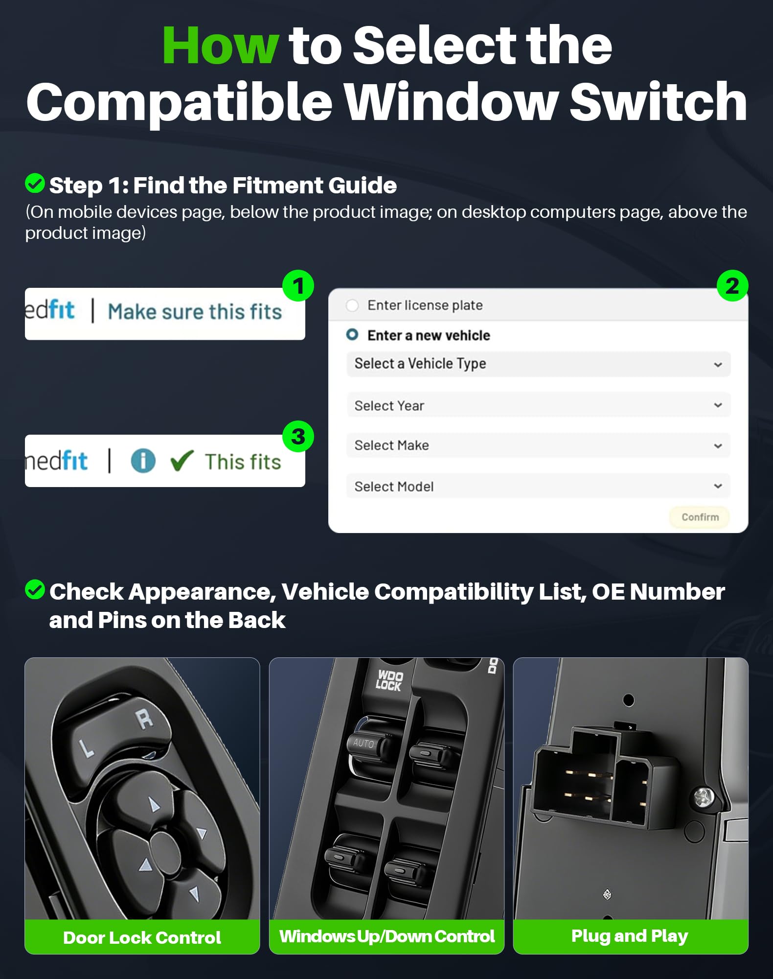Dacall switch in truck interior conveying seamless OEM-like appearance