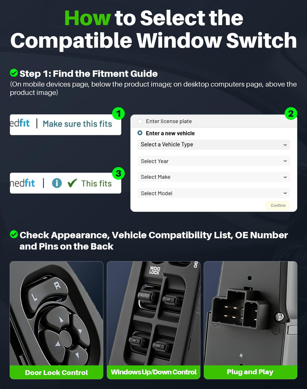 Dacall switch in truck interior conveying seamless OEM-like appearance