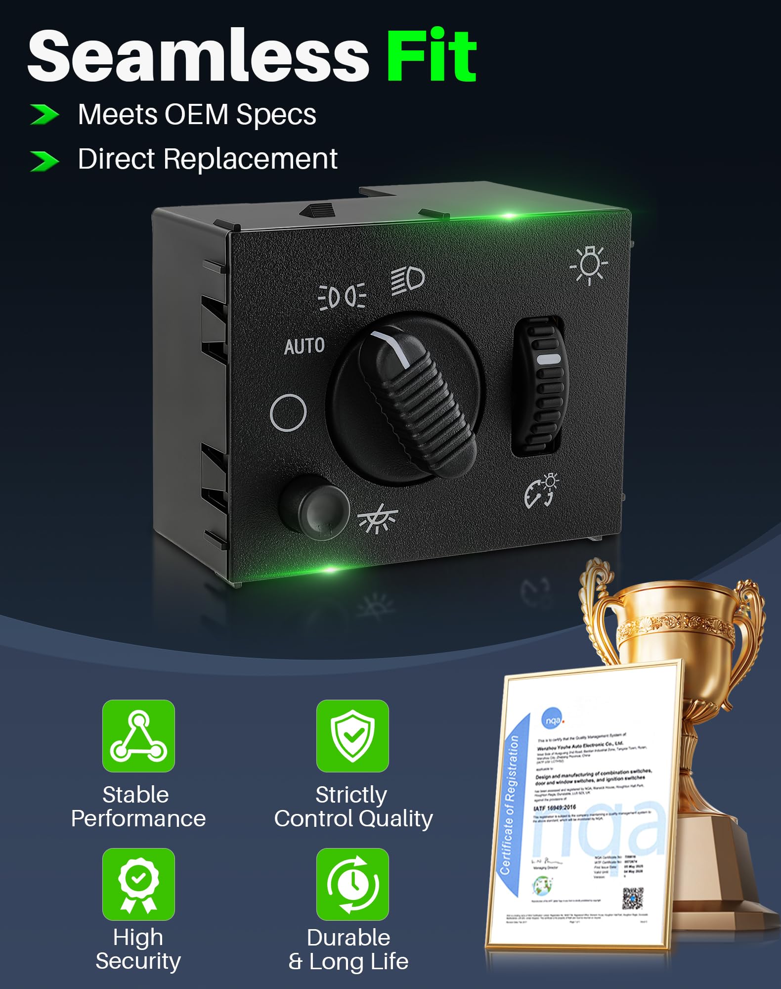 Dacall installed in dashboard demonstrating OEM-style fit and restored control benefit
