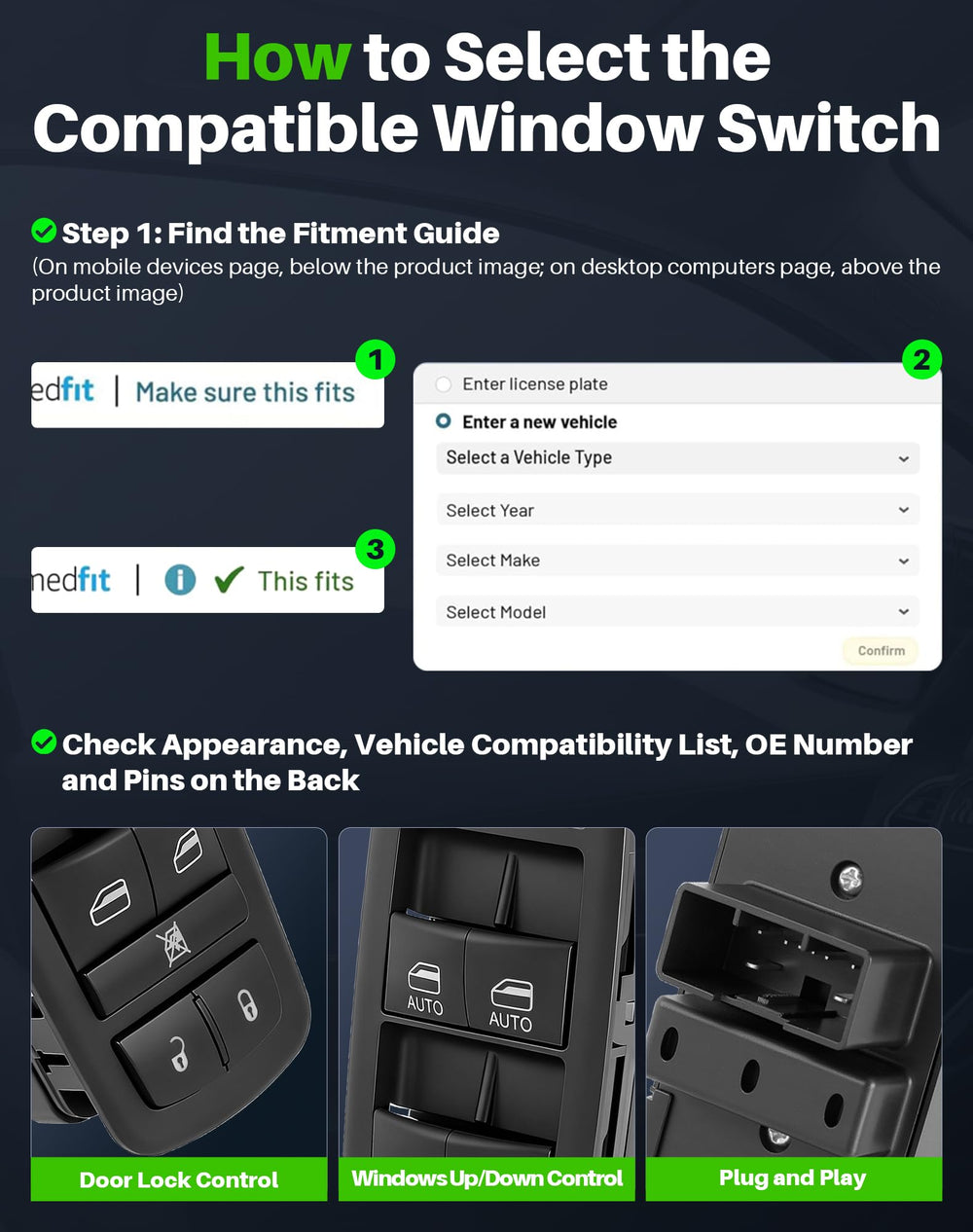 Dacall packaged switch with instructions offering ready-to-install convenience