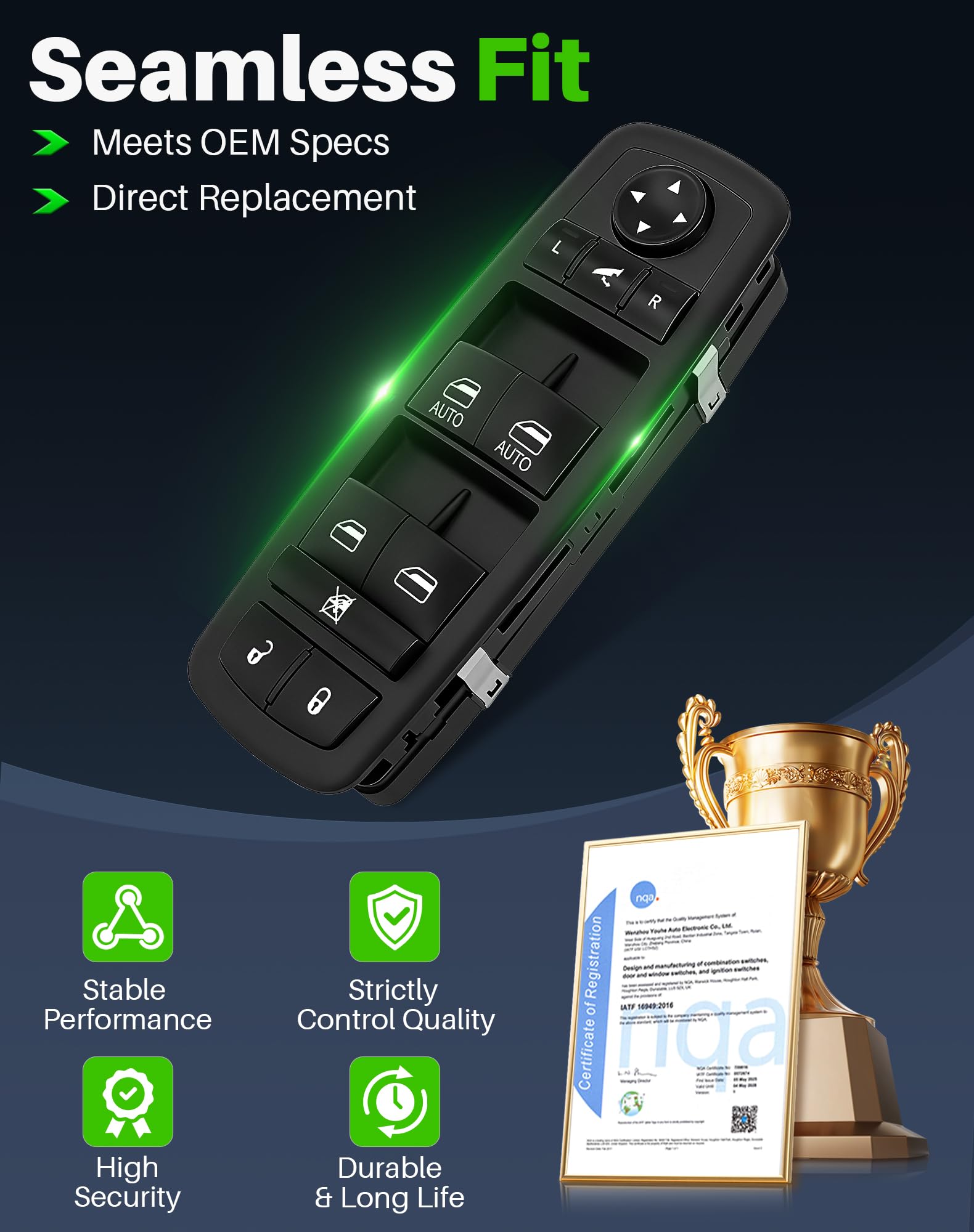 Dacall small removal tool included for fast, safe switch removal and installation