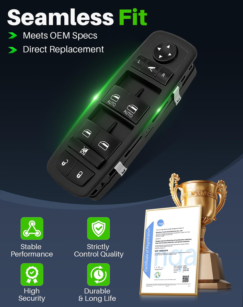 Dacall small removal tool included for fast, safe switch removal and installation