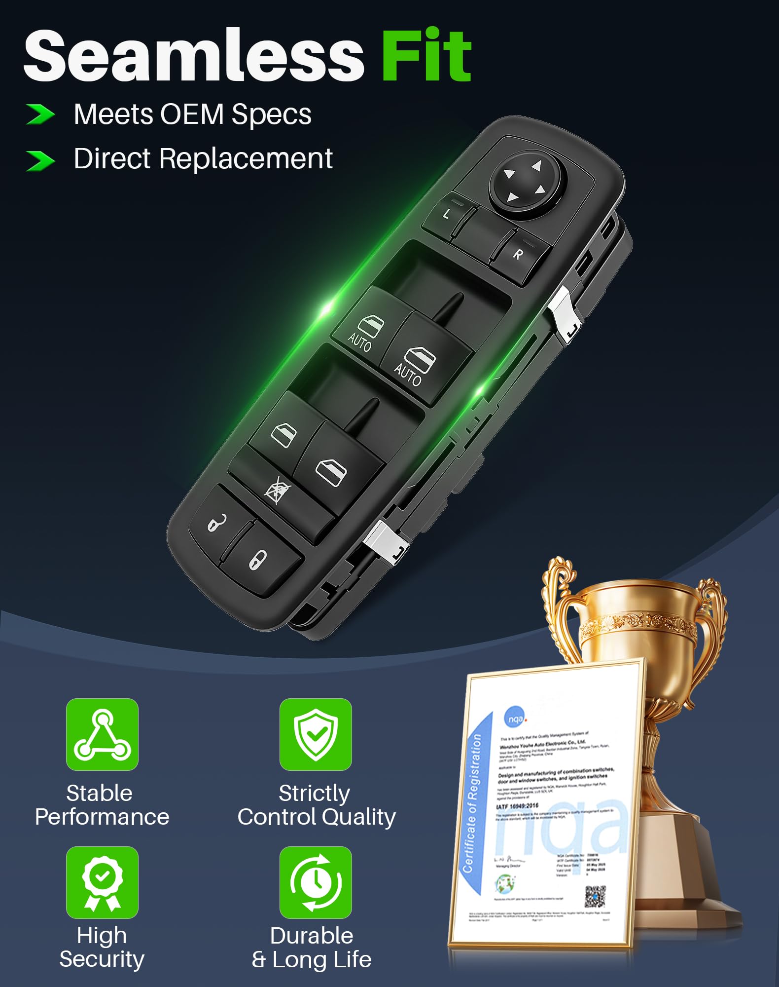 Dacall removal tool beside switch for easy-install benefit