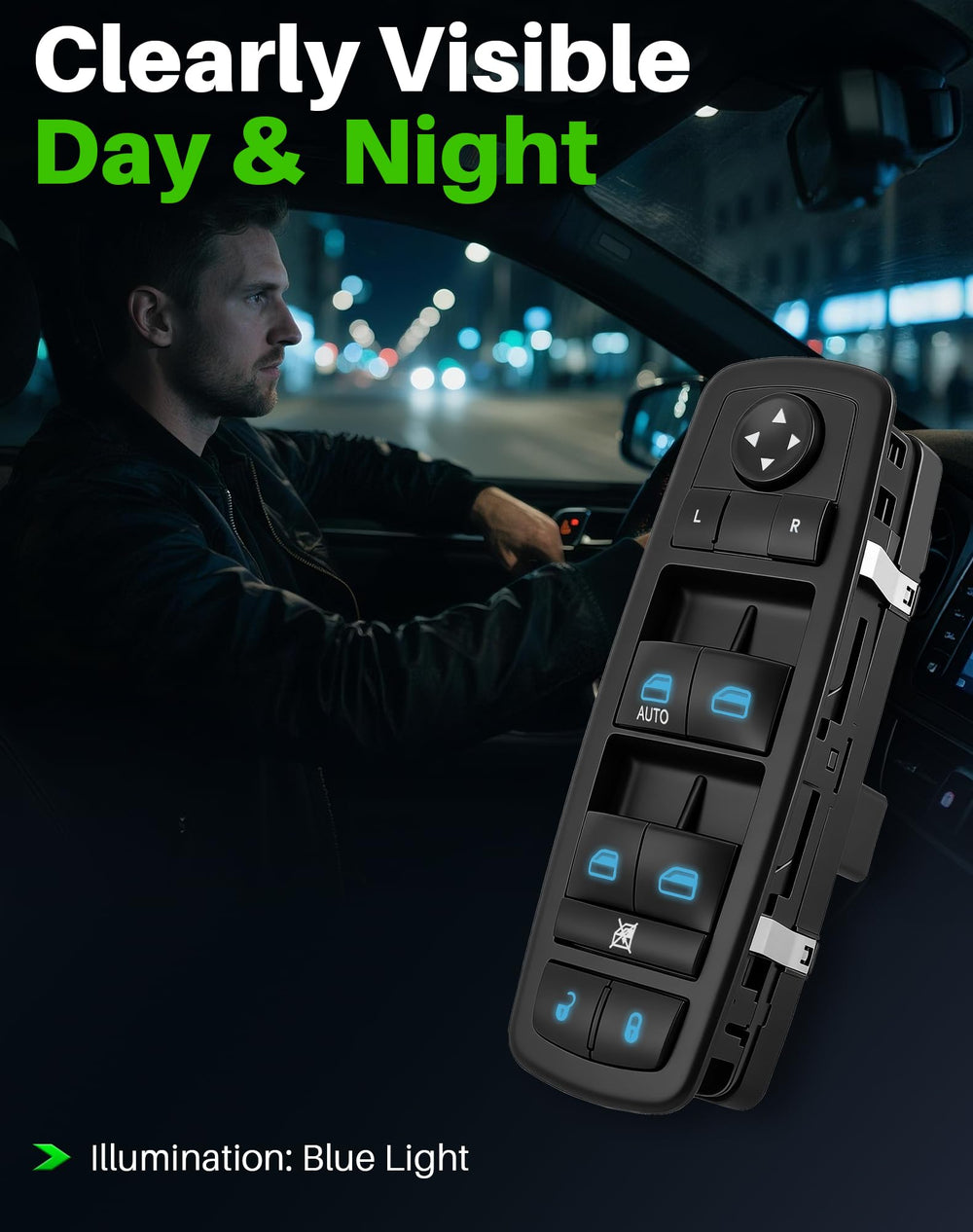 Dacall switch held in hand illustrating compact size and easy handling
