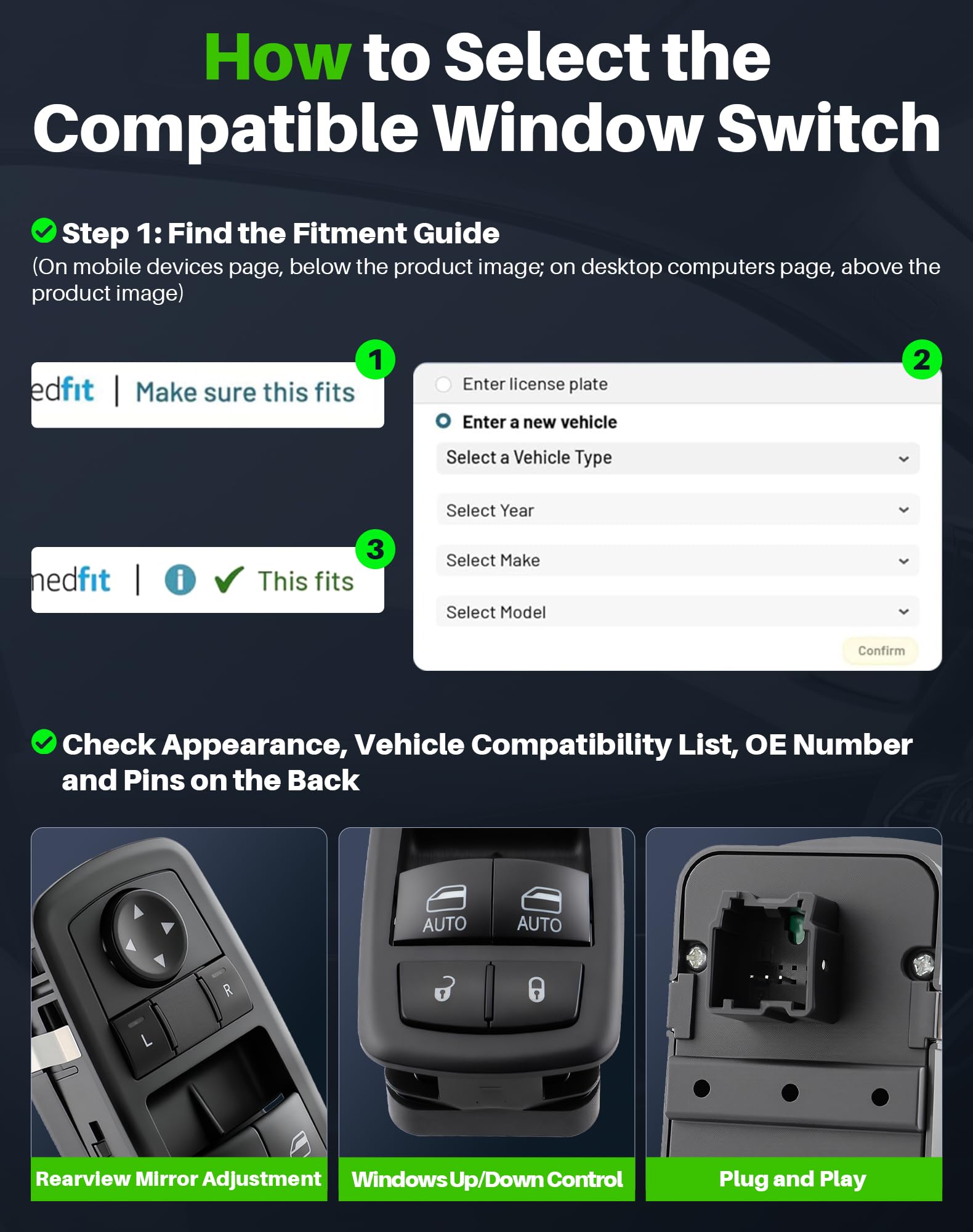 Dacall switch with included removal tool, simplifies safe trim removal and replacement