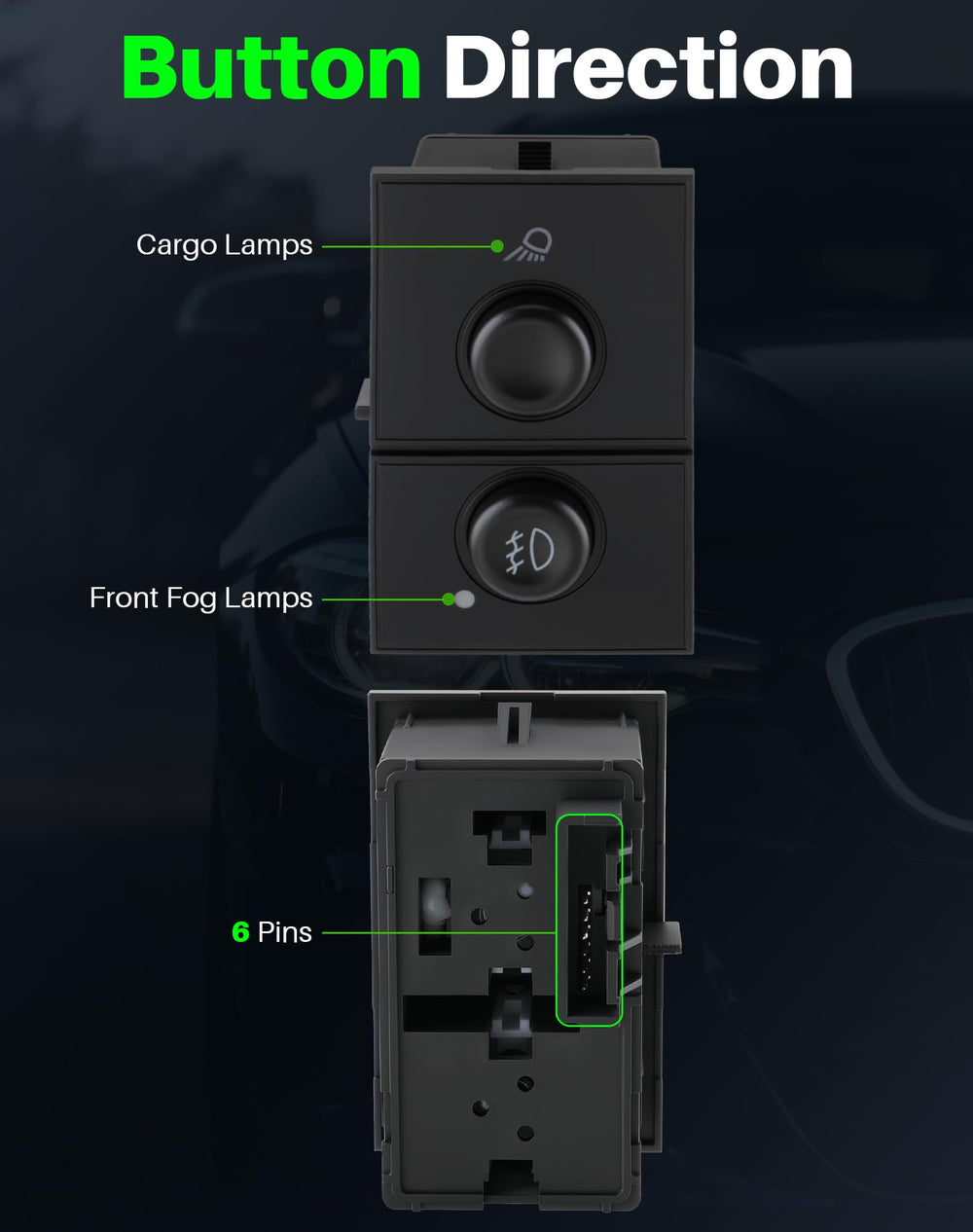 Dacall switch with removal tool included for convenient, tool-assisted installation