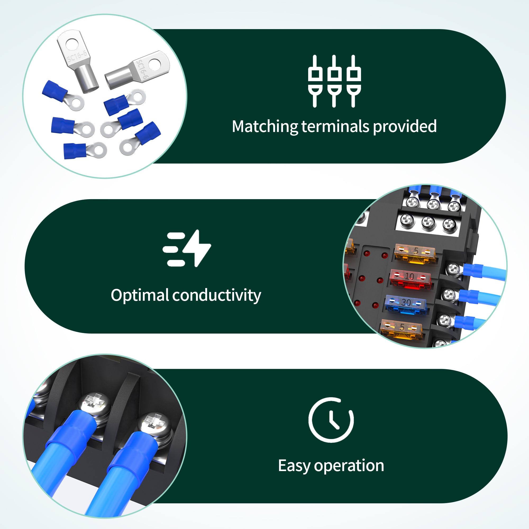 DaierTek assorted blade fuses and labeling kit for immediate installation