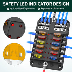 DaierTek terminal connection detail with supplied terminals for secure wiring