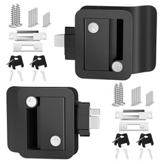 DAIERTEK front view of entry lock set showing profile and robust build for reliable replacement