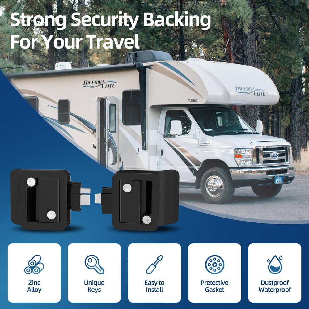 DAIERTEK RV door in lifestyle setting showing secure entry and practical use benefits