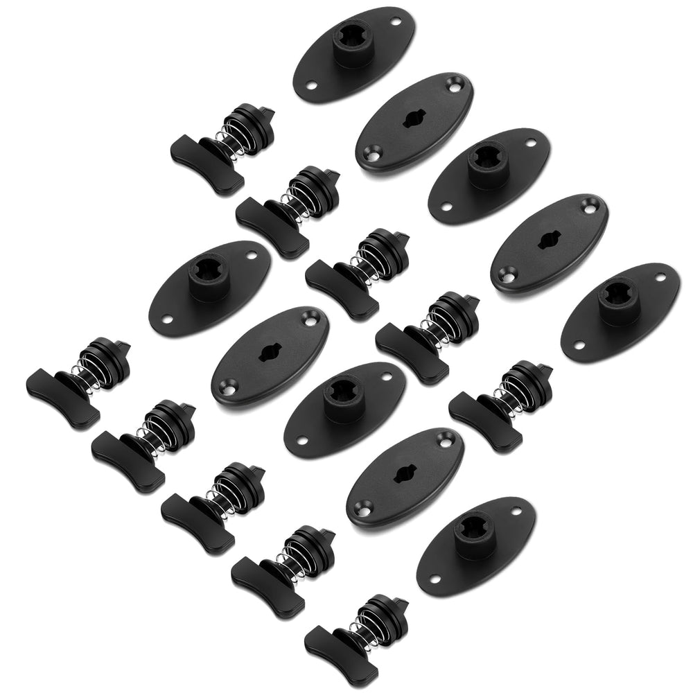 DaisyInner base mounted on boat gunnel demonstrating stable two-screw anchor and durability