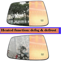 Danbojit close-up of heated grid detail for faster defogging benefit