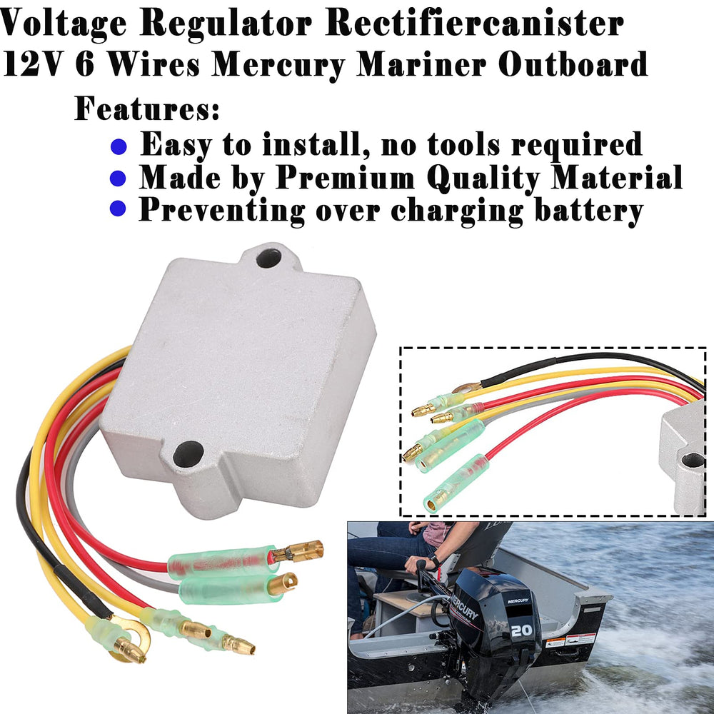Danbojit regulator installed on outboard alternator demonstrating direct-fit compatibility