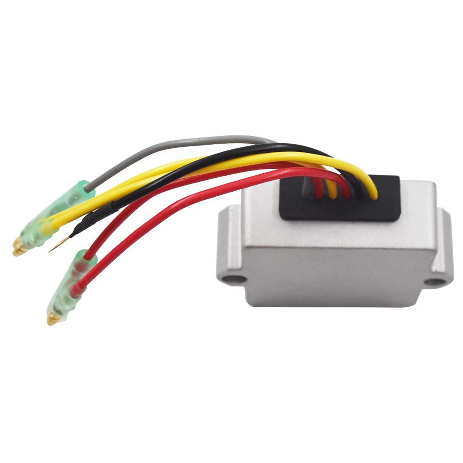 Danbojit regulator next to ruler showing compact size for easy replacement and storage