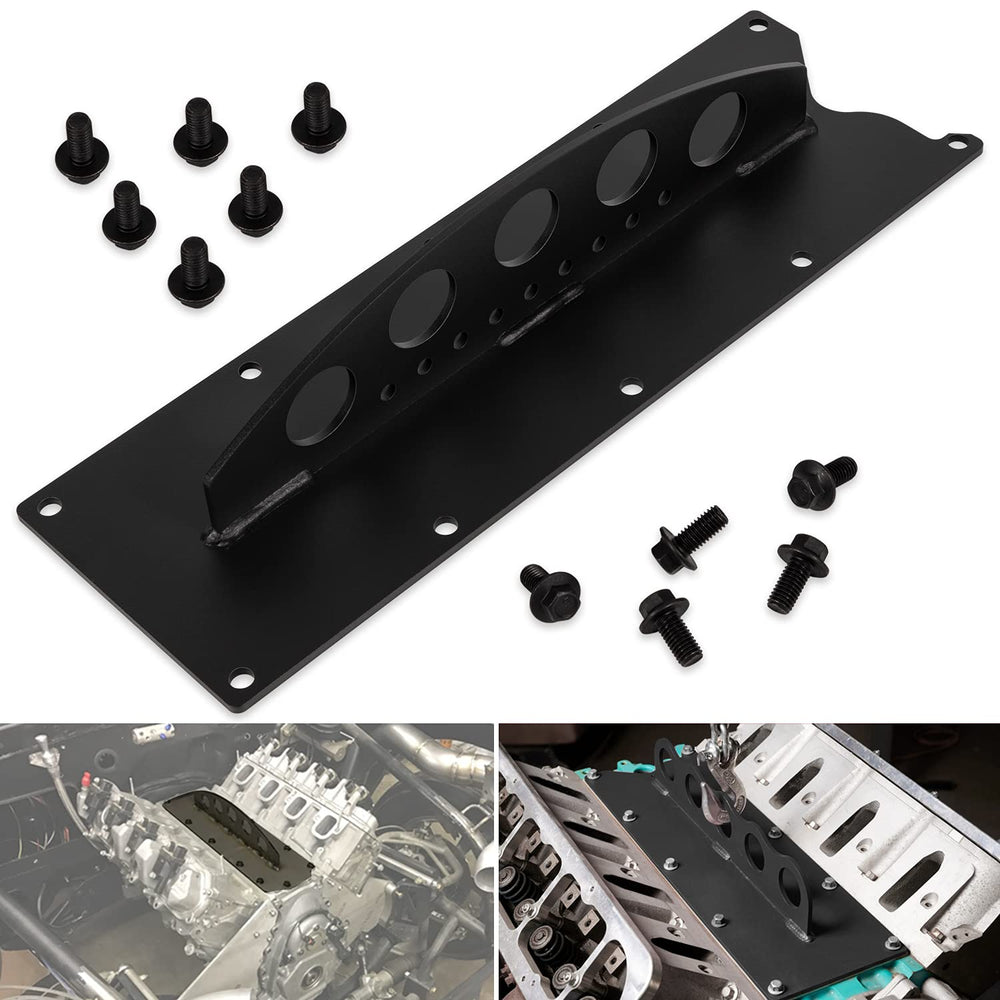 Danti lift plate front view showing mounting pattern and solid construction for secure hoisting