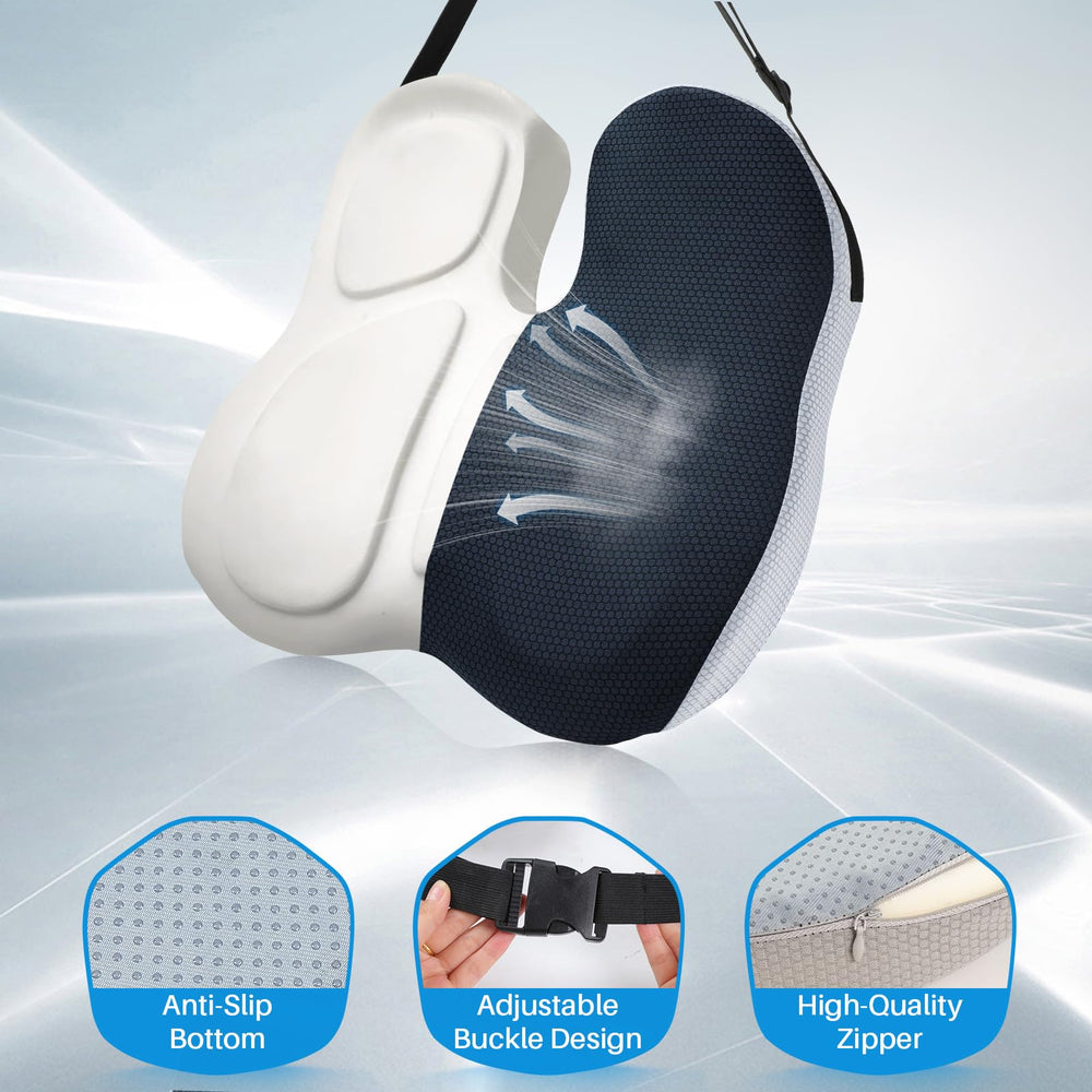 DAPOTUGI cushion installed in car improving driving visibility and comfort