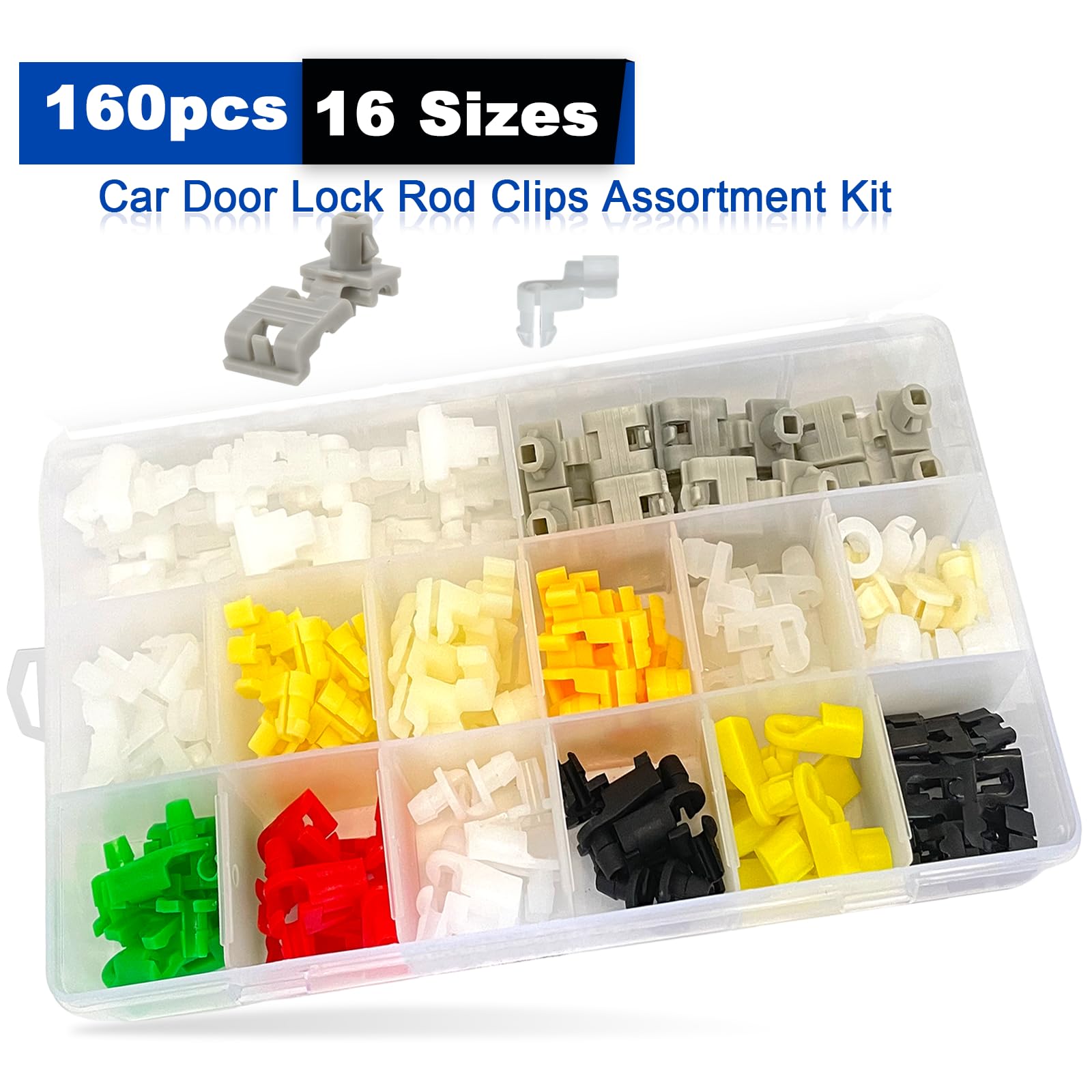 Daptemn organized compartment box with labeled sections for easy part selection