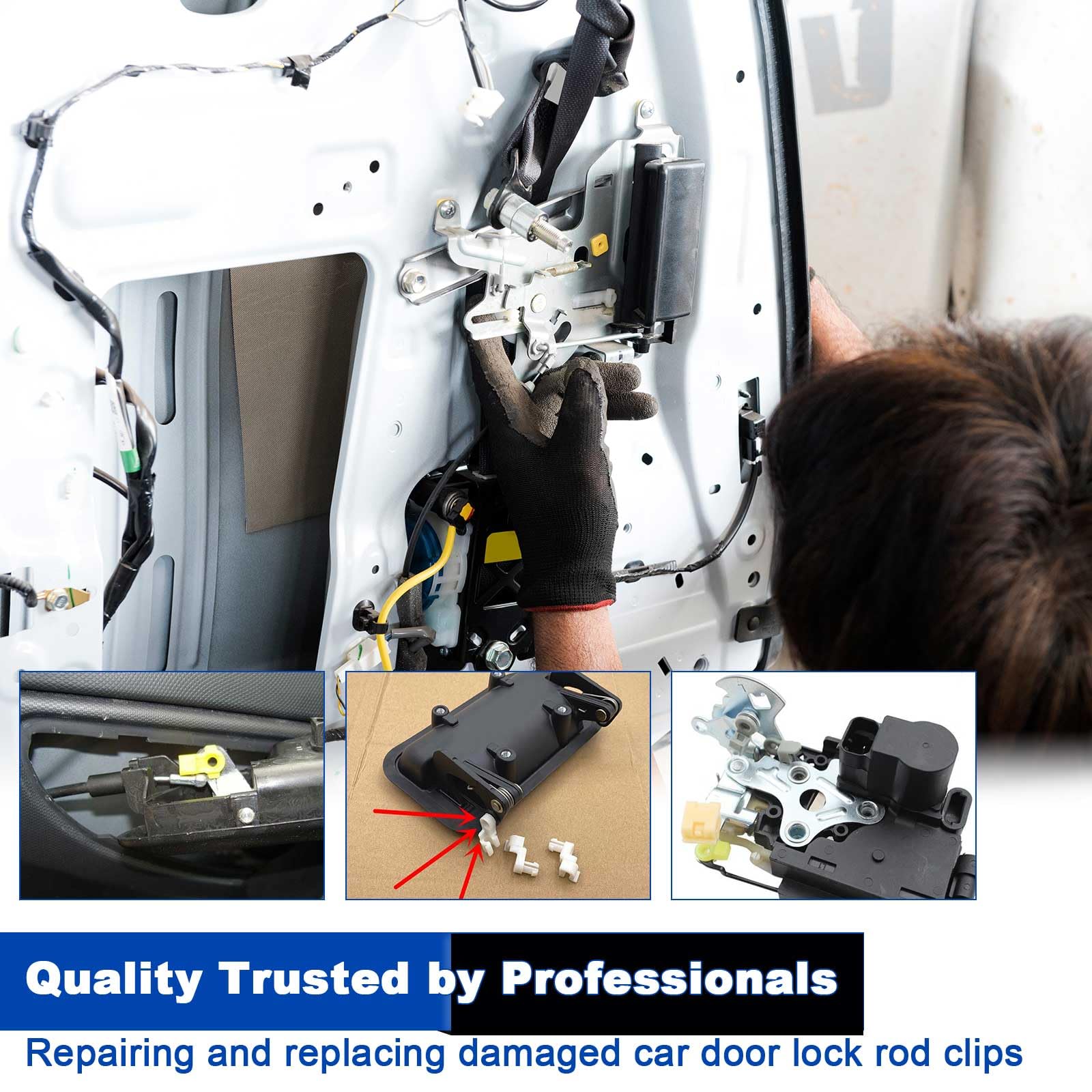 Daptemn layout with ruler showing clip sizes to help choose the correct part