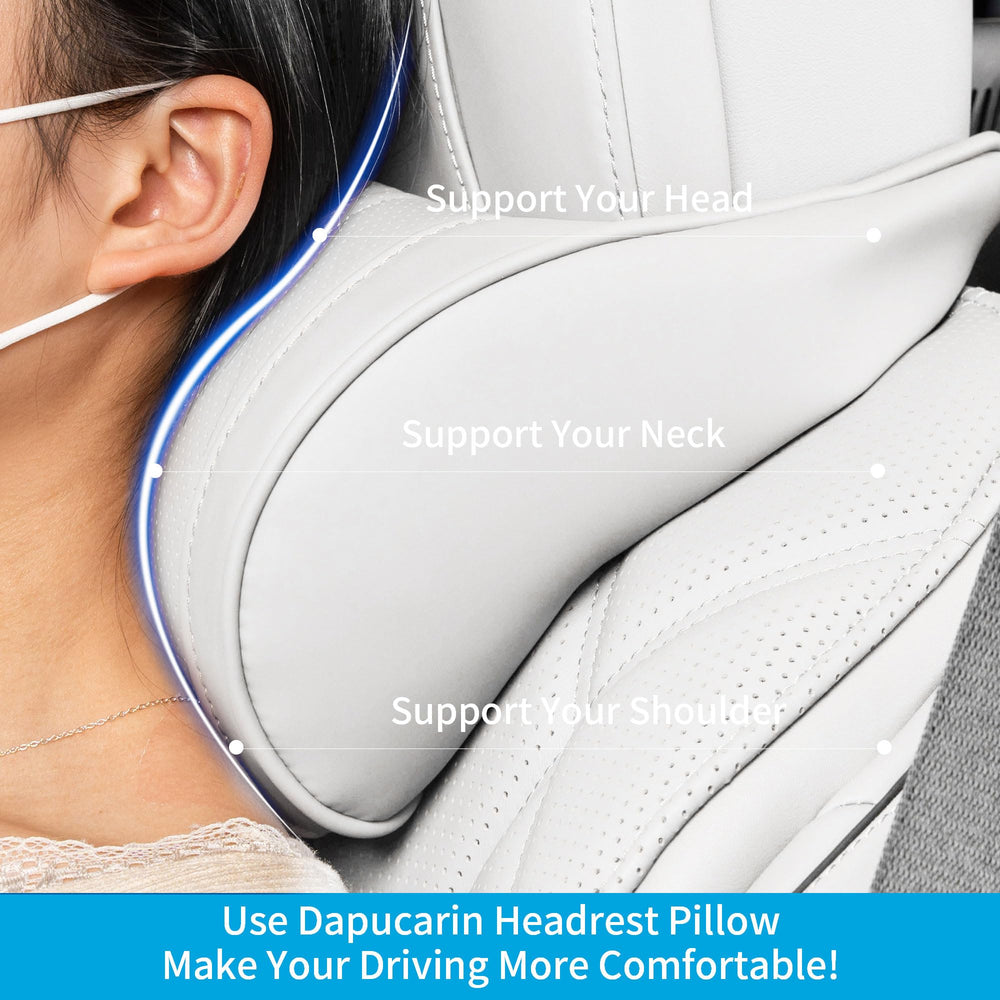 Dapucarin attached to car seat demonstrating stability and improved posture