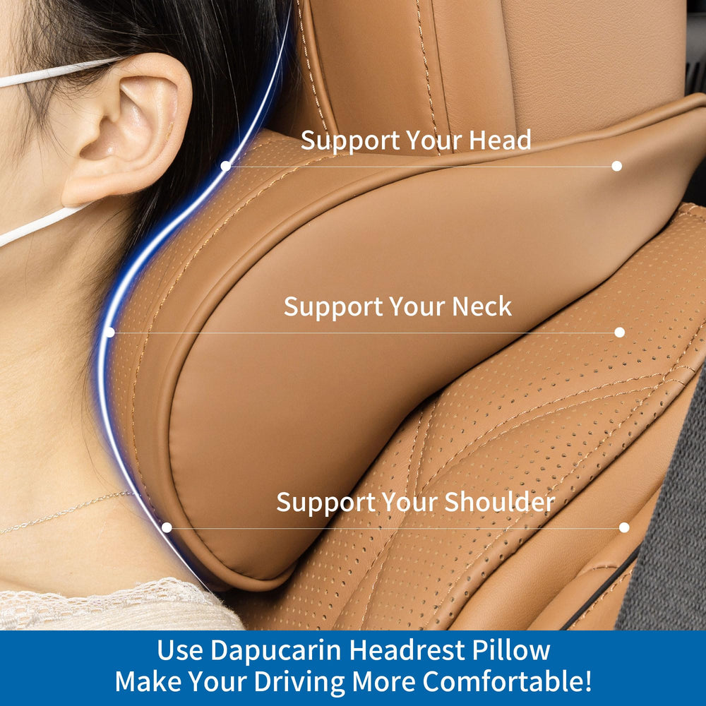 Dapucarin detailed stitching and leatherette surface for premium look