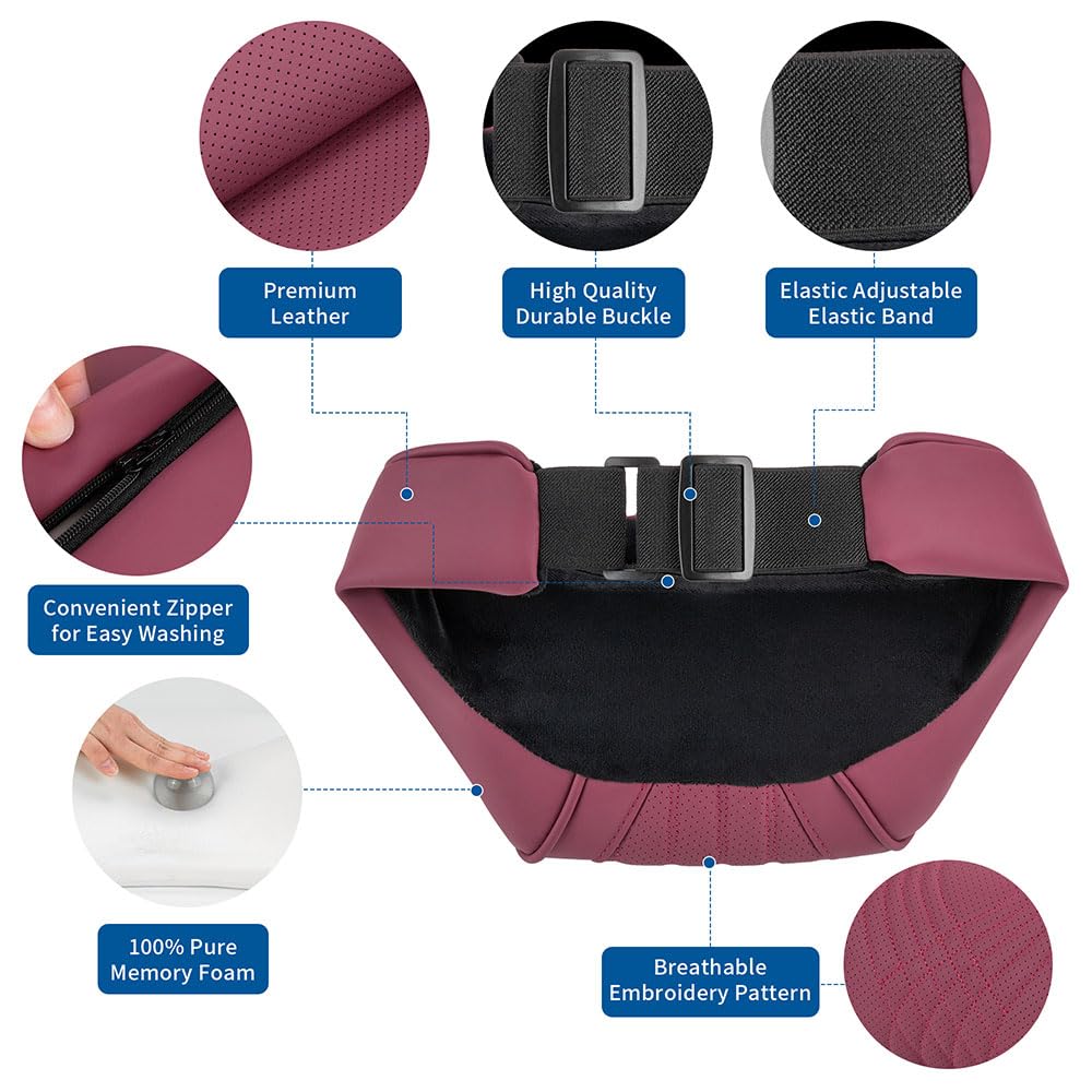 Dapucarin detailed embroidery and leather-look cover improving interior style