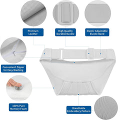 Dapucarin memory foam cutaway showing internal foam support for customized comfort
