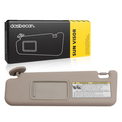 Dasbecan left driver visor front view showing clean replacement and OEM fit