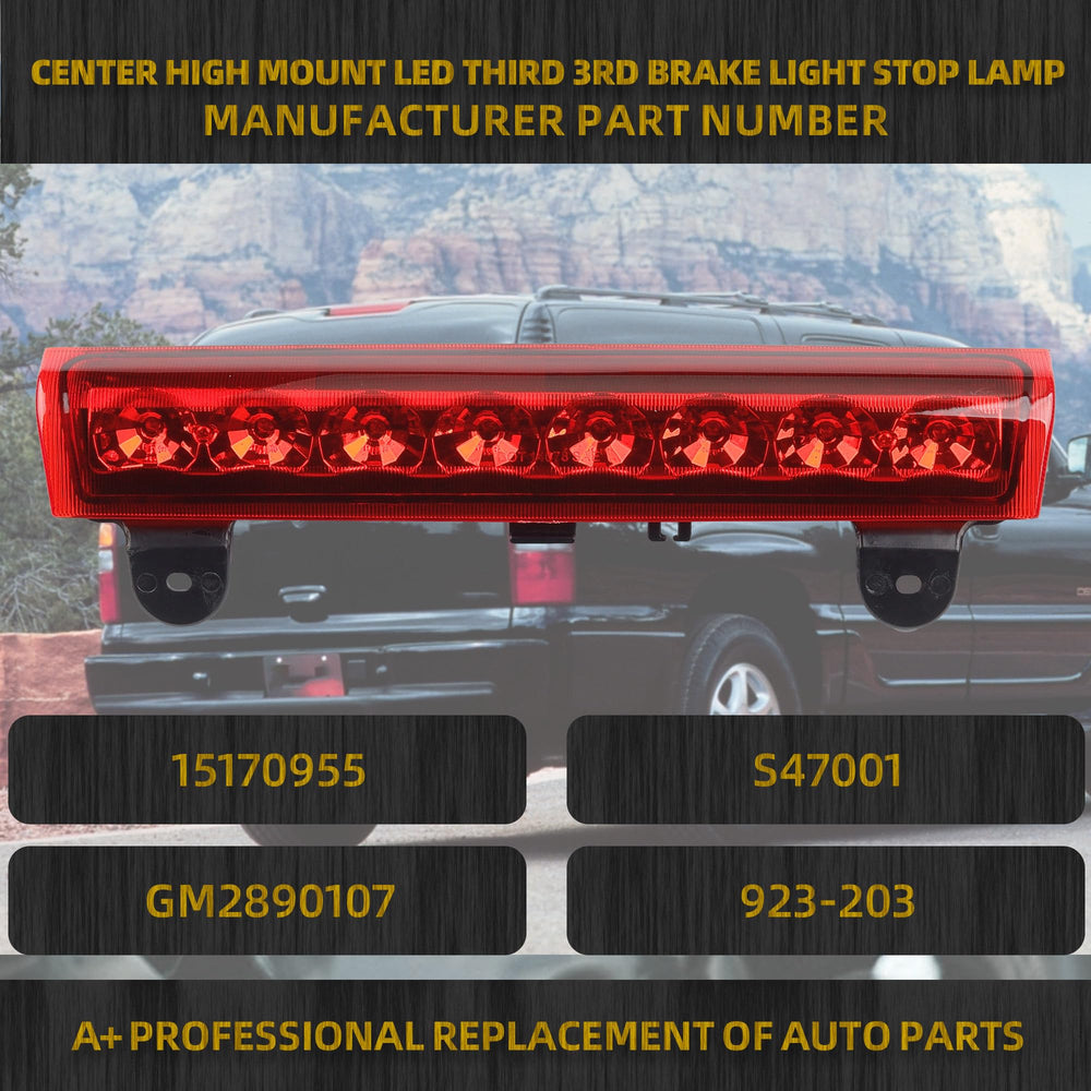 Dasbecan 8-LED array close-up highlighting brighter stop signal
