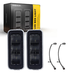 Dasbecan front assembly for Tacoma showing clean fit and bright output