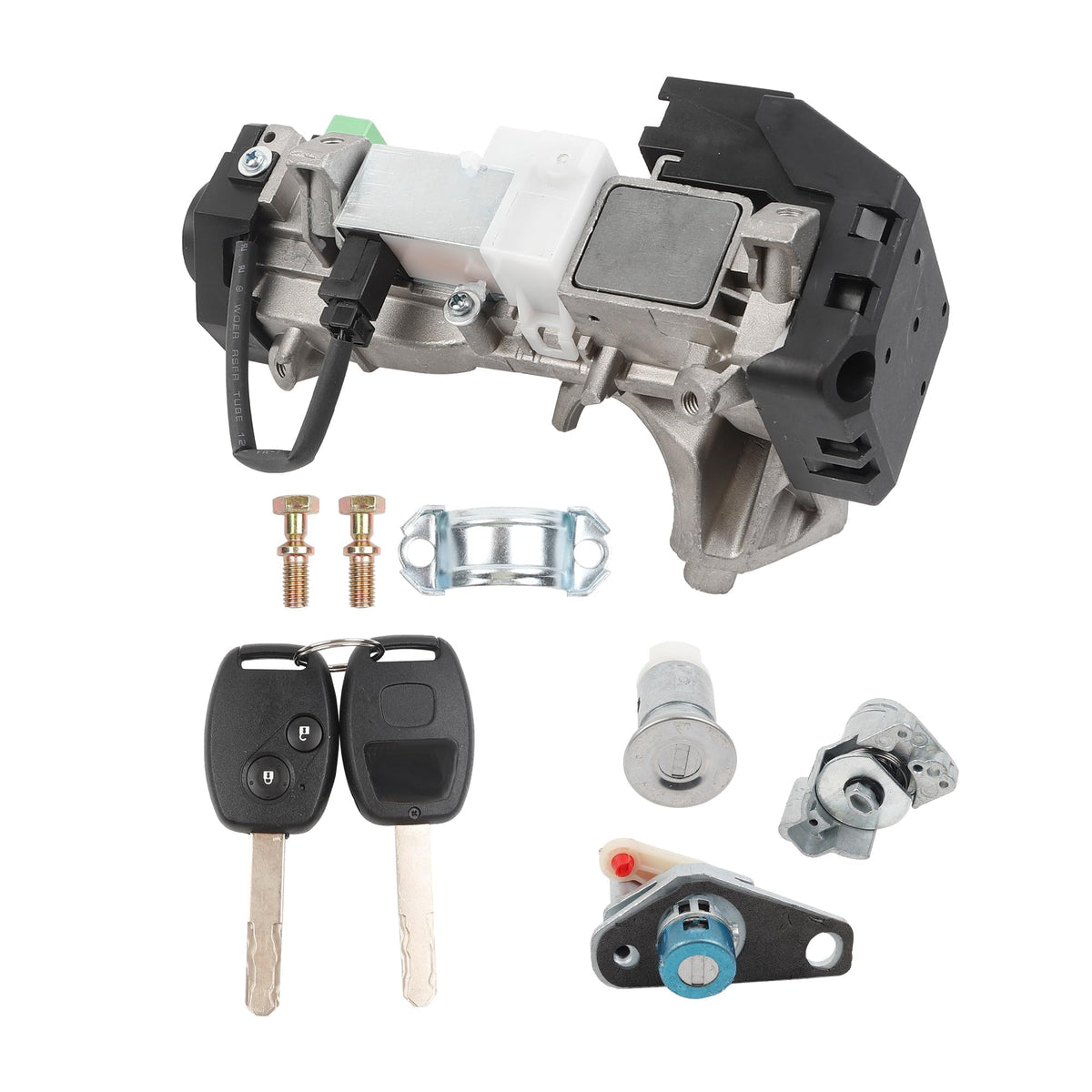Dasbecan front view of ignition switch assembly showing fit and finish for easy swap