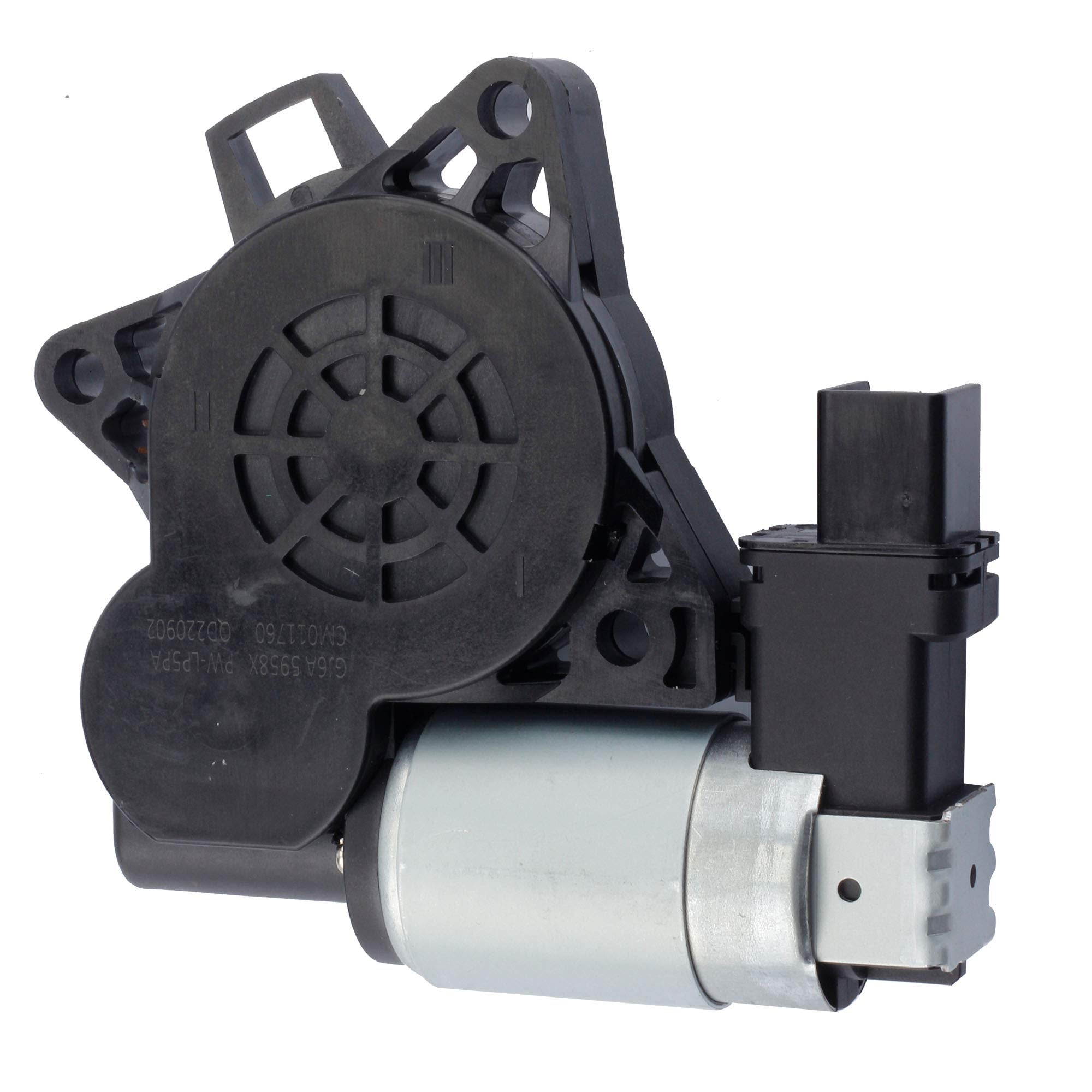 Dasbecan motor installed in Mazda door illustrating restored smooth operation