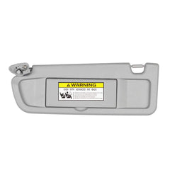 Dasbecan left driver sun visor front view showing OEM fit and improved glare control