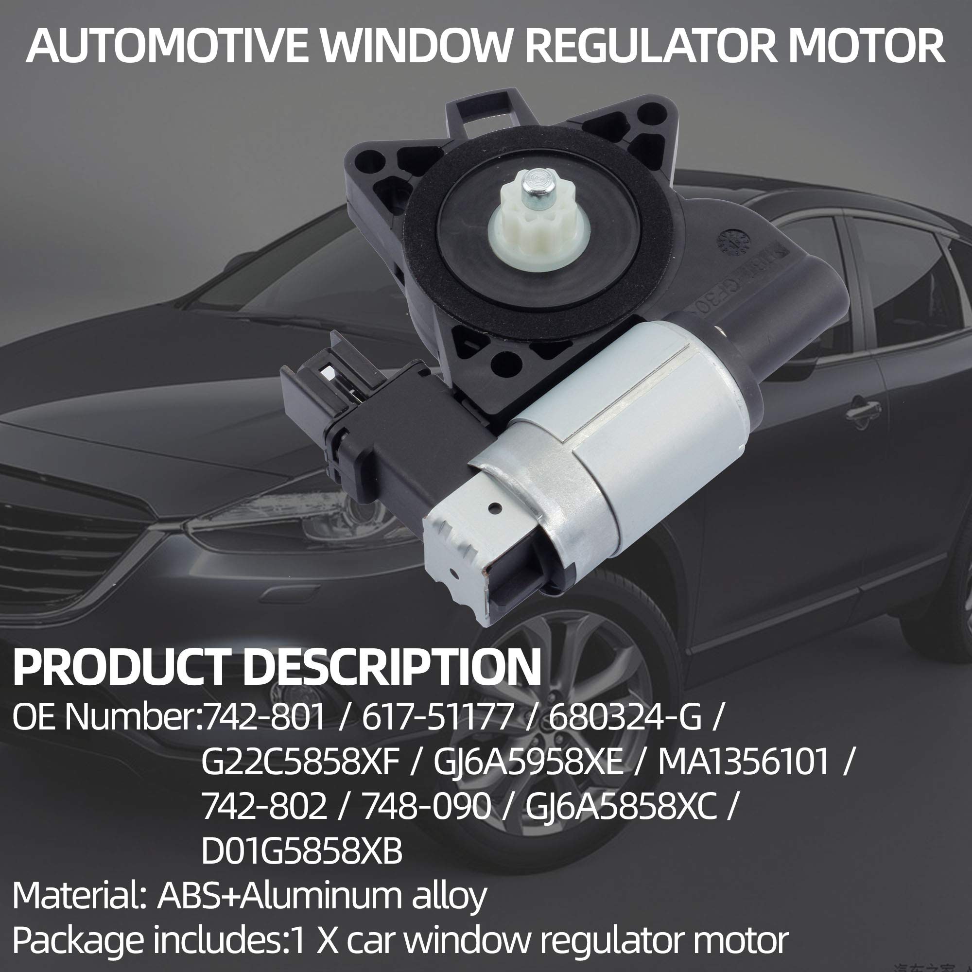 Dasbecan motor side profile mounted on regulator demonstrating proper fit