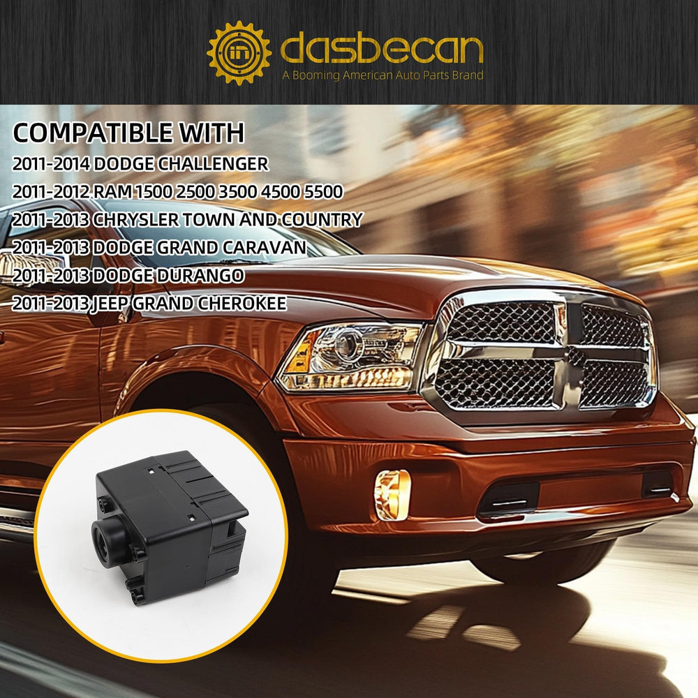 Dasbecan mounted in vehicle showing direct-fit installation benefit