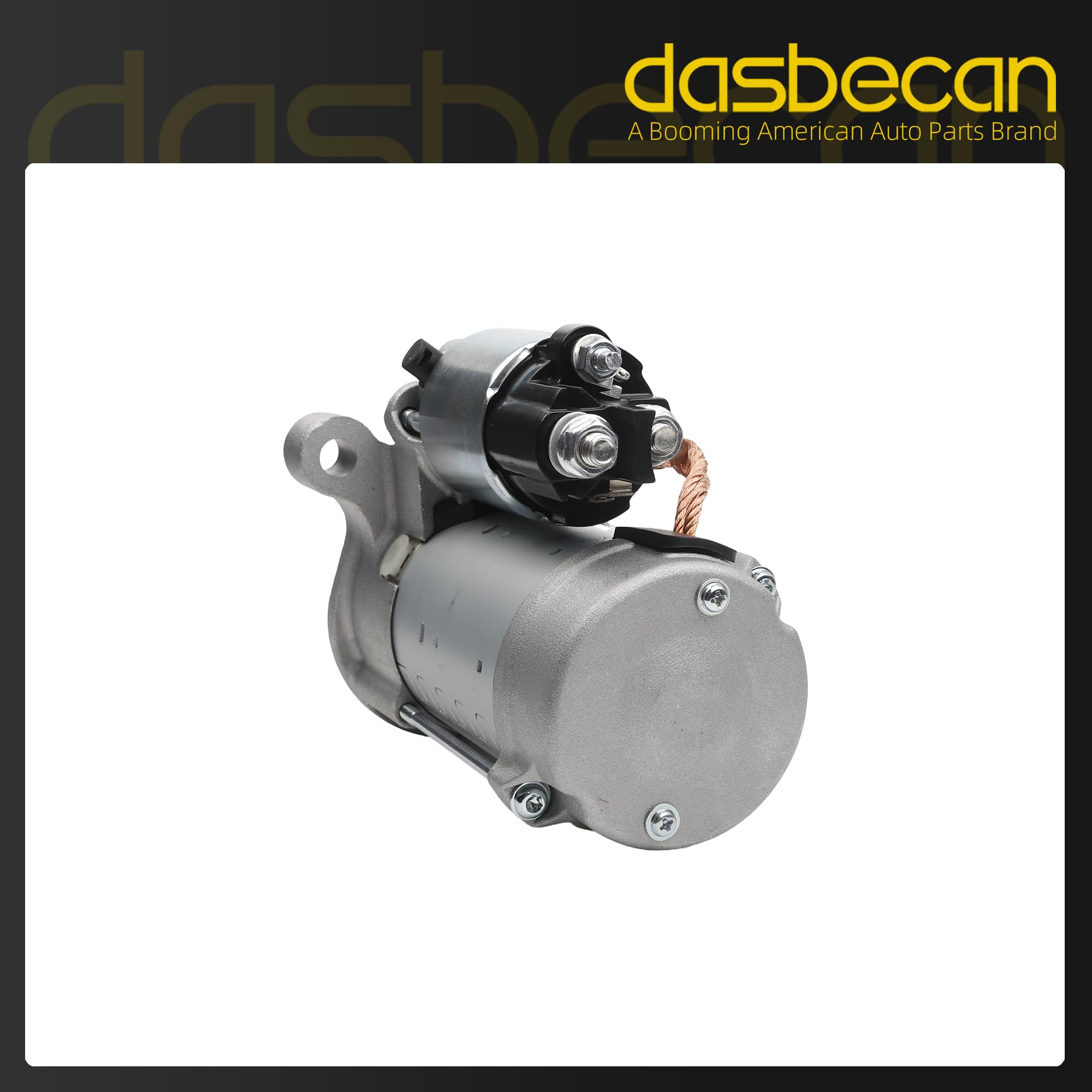 Dasbecan starter pre-aligned bolt slot detail for easier installation