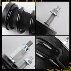 Dasbecan close-up of spring and damper highlighting durable construction and improved control