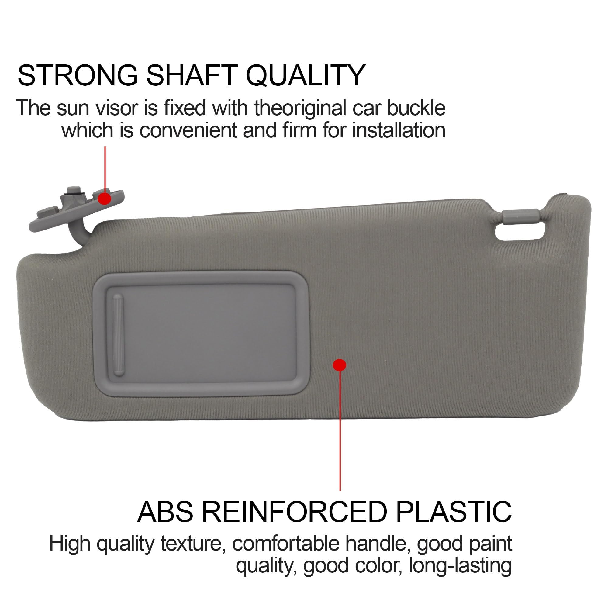 Dasbecan sun visor fabric closeup showing stretch cotton texture for factory-match appearance
