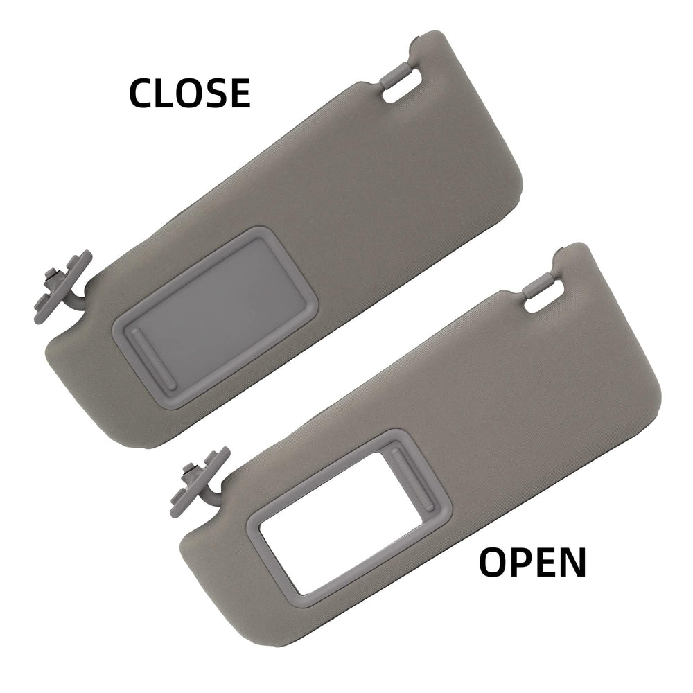 Dasbecan sun visor size comparison against ruler and hand to show scale and accurate dimensions