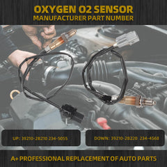 Dasbecan upstream oxygen sensor close-up showing heater housing and durable construction for reliable readings