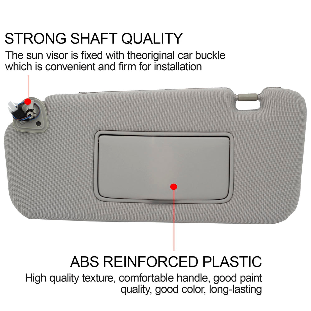 Backside of Dasbecan visor with screw holes aligned for straightforward mounting