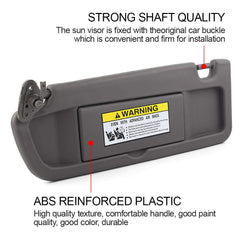 Dasbecan visor installed in 2008 Honda Civic interior demonstrating correct fit