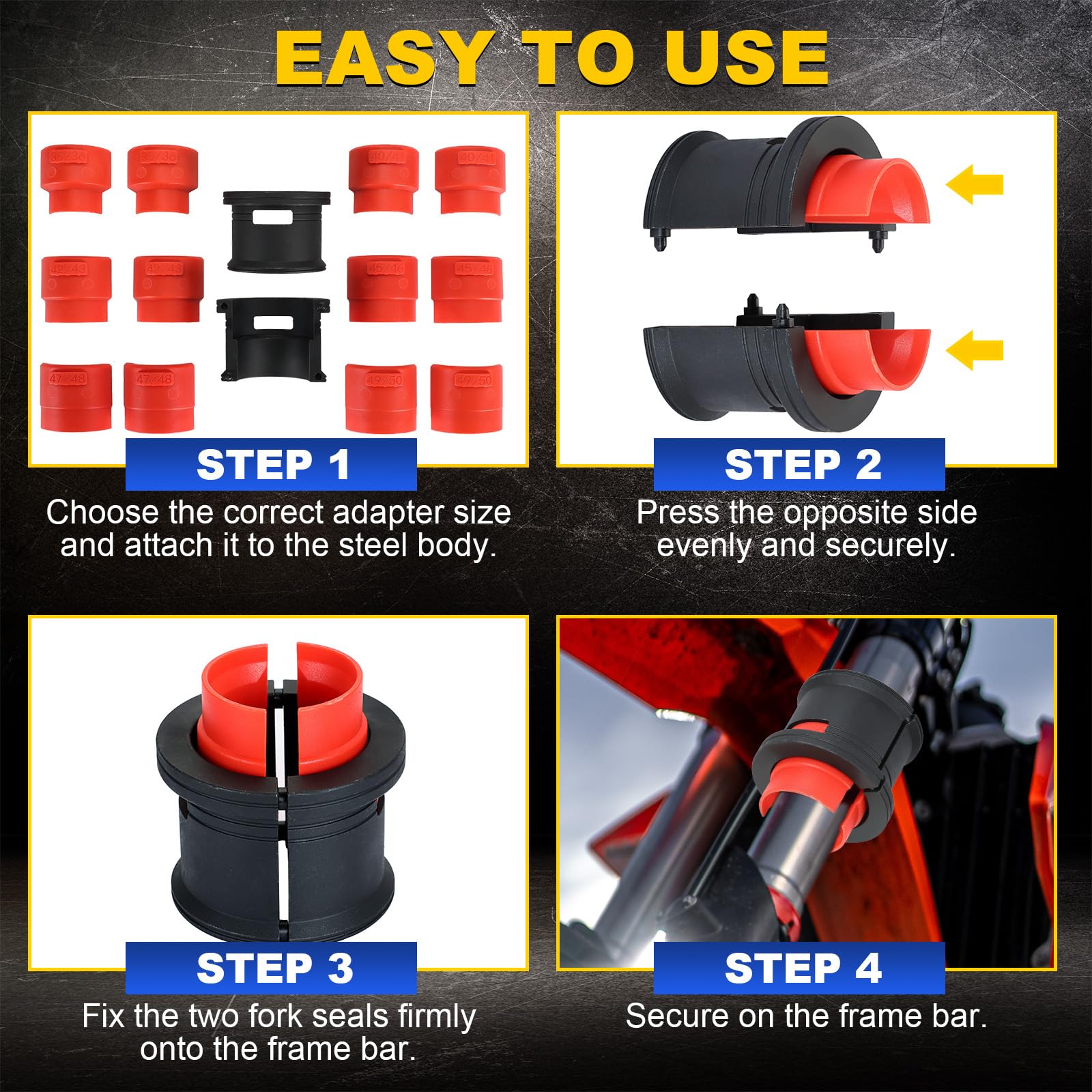 DASBET in-use image tapping a seal into place demonstrating safe, even installation