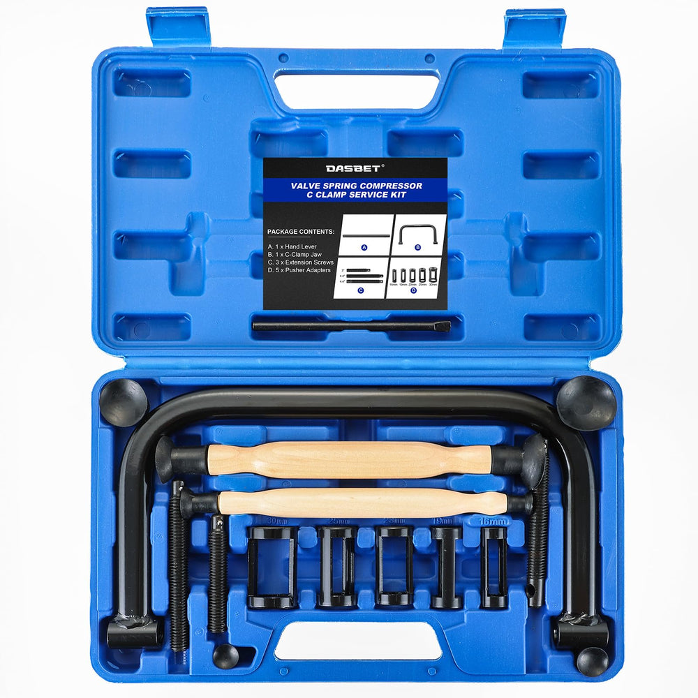 DASBET tool overview showing full kit and durable finish for workshop efficiency