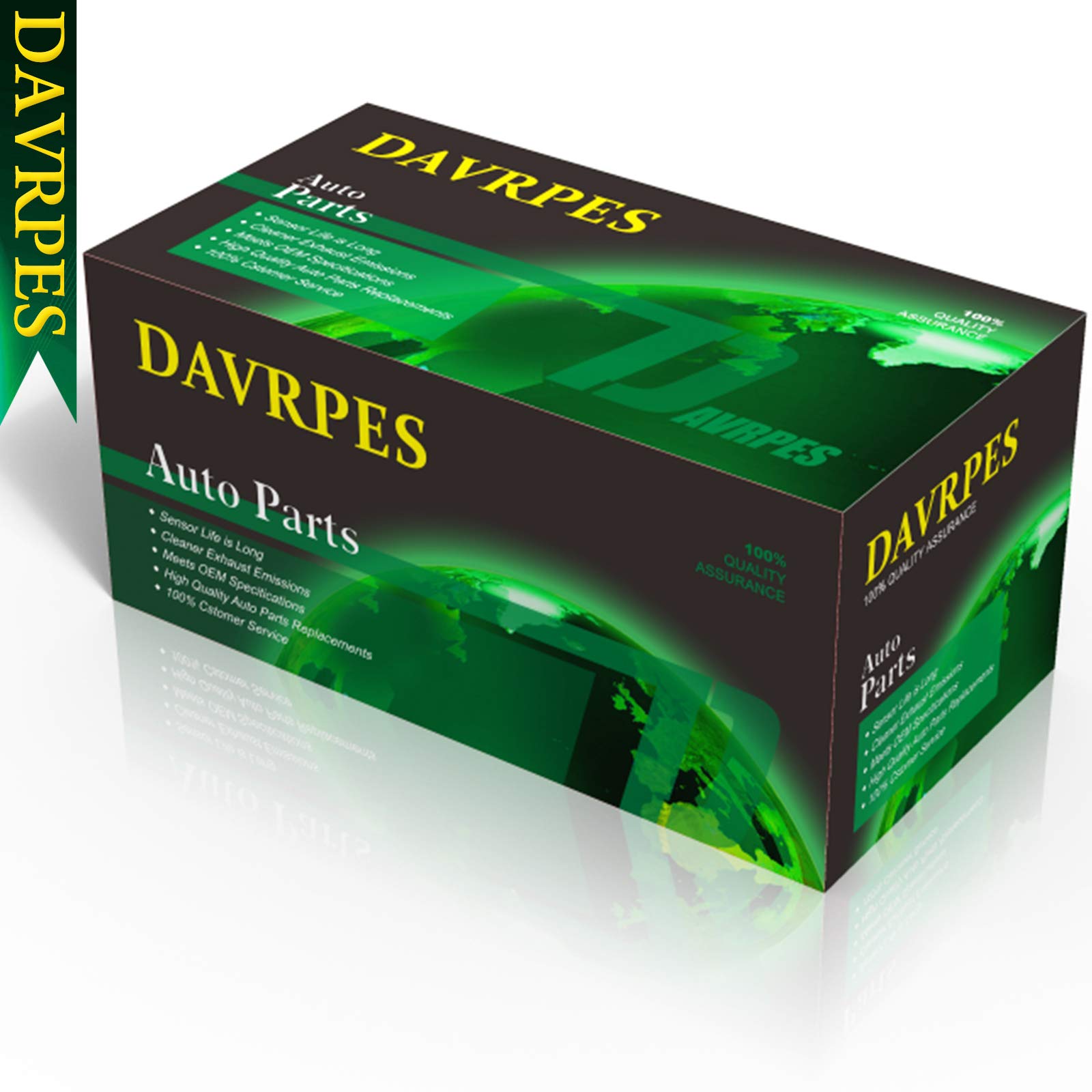 DAVRPES retail packaging and warranty card highlighting two-year coverage