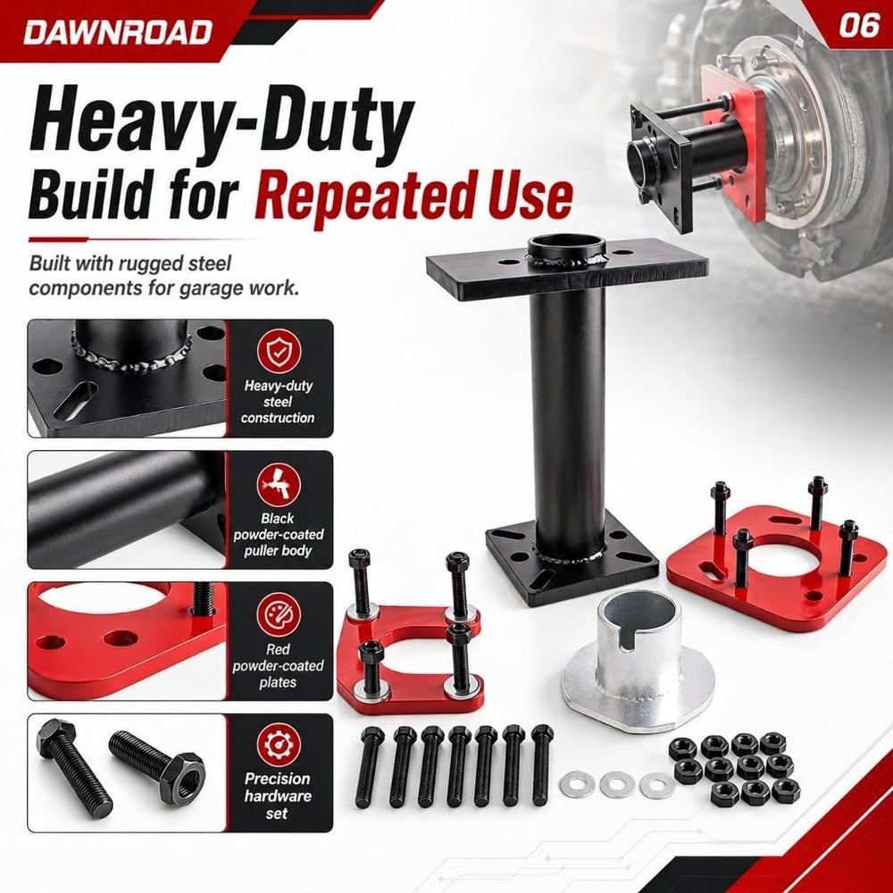 DAWNROAD packed kit and hardware ready for garage bearing replacement