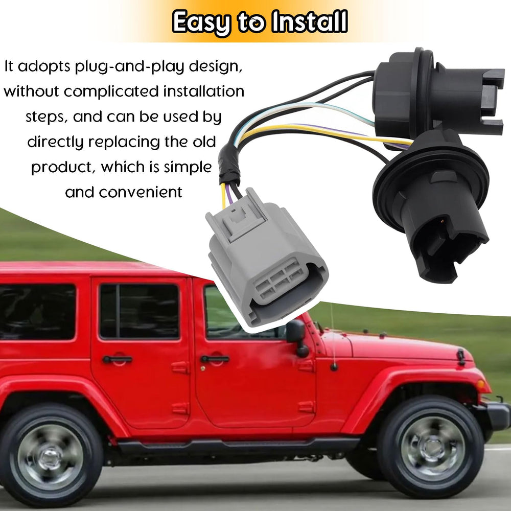 daydmaly harness held in hand to show size and fit for easy DIY replacement