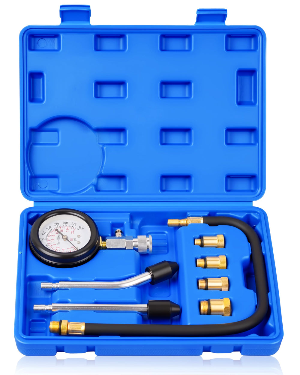 DAYUAN blue case closed showing organized kit and portable storage benefit