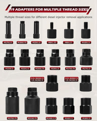 DAYUAN close-up of vibration head shows durable tip for effective injector loosening